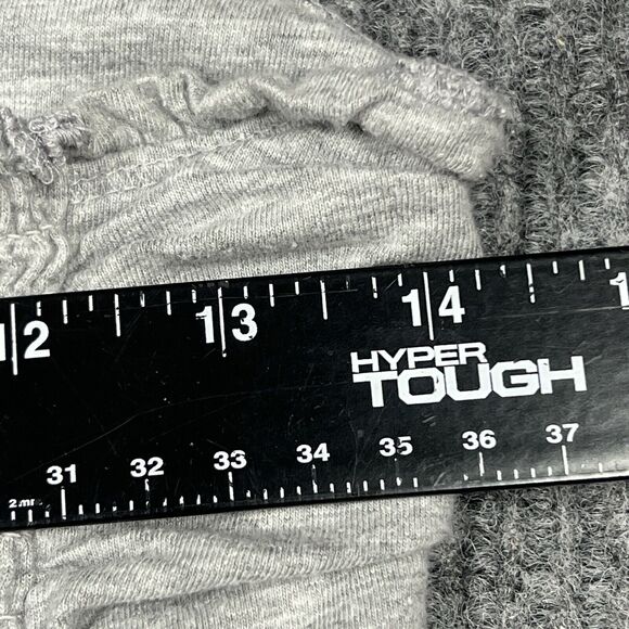 Mix &‎ co. Babydoll Tank Top Womens Gray Large Elastic Back Pleated Sleeveless - Picture 8 of 9